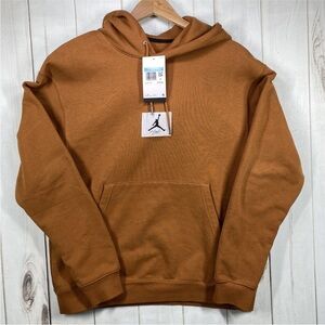 Jordan Jumpman Flight M Sweatshirt Hoodie Mens Medium Brown Fleece NWT